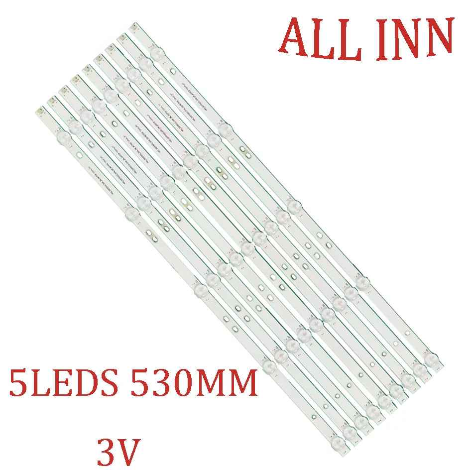 LED Backlight Strip for TV HQSTV55/ for 5-light HRS-SQY55D3_5X9_2W-MMCPCB 12mm-V1 - Replacement TV Backlight