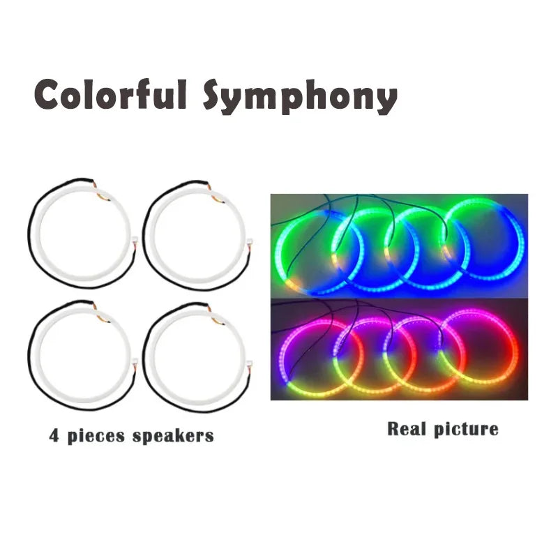 18/22 in 1 Atmosphere Light Parts Main/Sub Controller Speakers Extension Line 35/75CM 110CM Light Strip Foot Lamp Symphony Parts