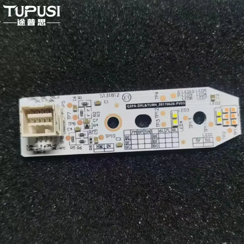 DRL LED Circuit Board 12V Xenon Car Headlight Microchip with Ballast Chip White Light Source Board for Audi