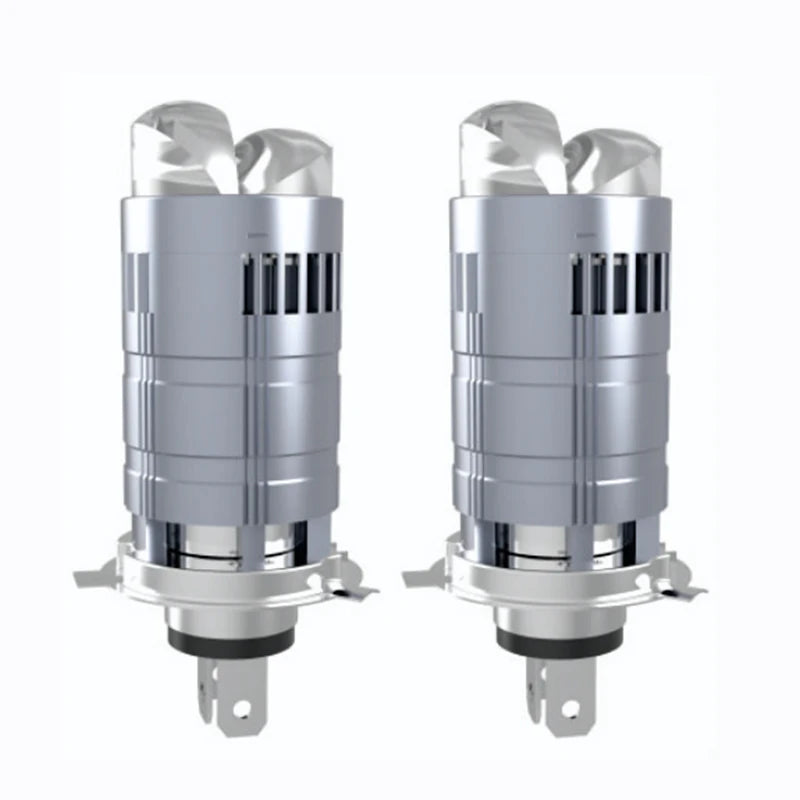 H4 Bi LED Projector Mini Lenses for Car Motorcycle Headlight Fog Lights CANBUS Auto Bulbs Super Bright Hi/Low Beam Lamp 12V 24V