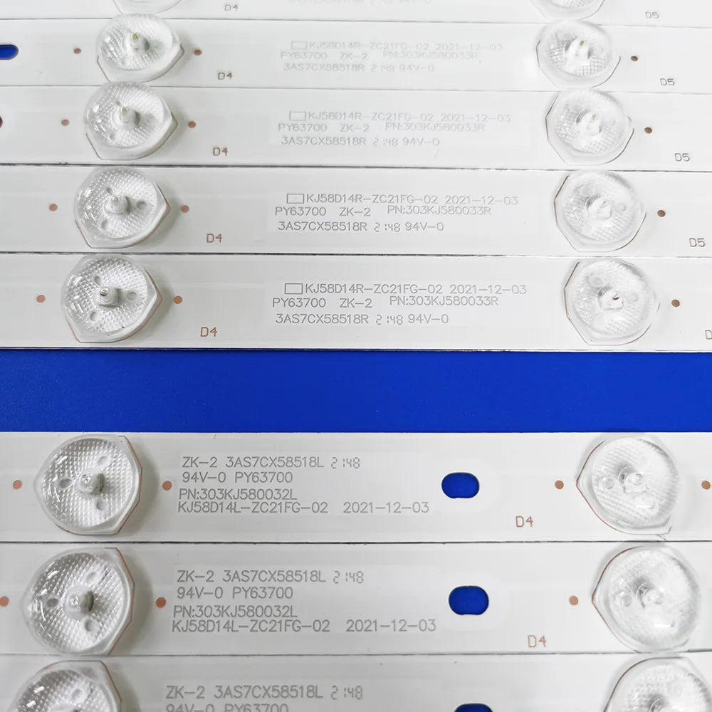 LED Backlight Strip for 14PCS LED Backlight strip for KJ58D14L-ZC21FG-02 KJ58D14R-ZC21FG-02 303KJ580032