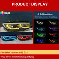 DRL RGB Multicolor LED Board CSL Style Daytime Running Lights Lemon Yellow DRL for BMW G28 G21 G20