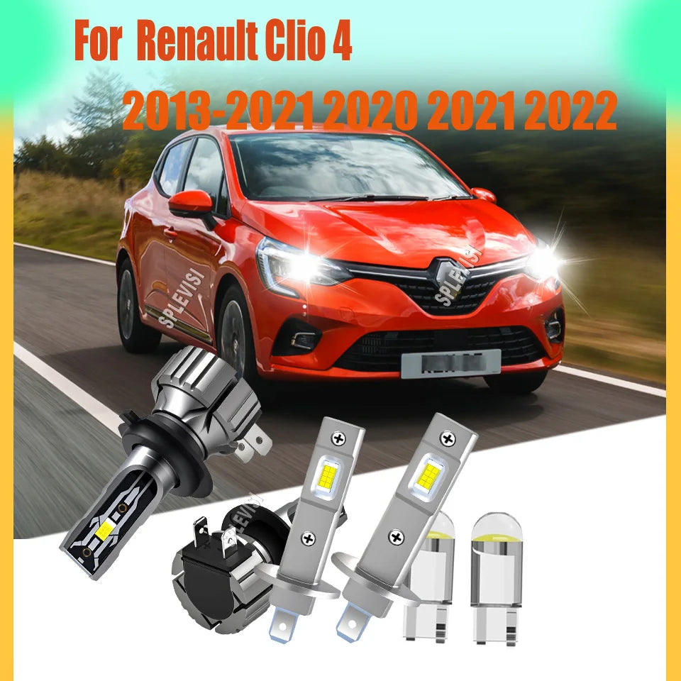 H1 H7 LED Headlight Bulbs 1 1 Size Complete Replacement Kit 