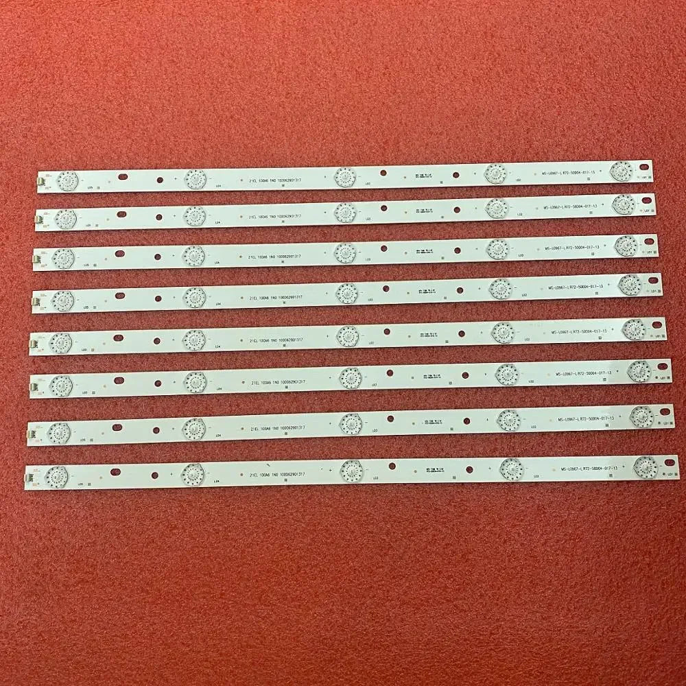 LED Backlight Strip for 8pcs LED Backlight Strip For Peerless 5020 AKAI 50' AKTV500 MS-L0967-L V2 V3 V4