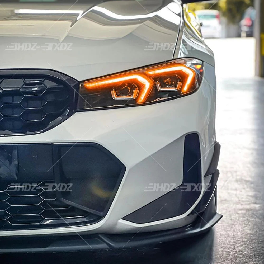 DRL LED Chips Yellow Amber Blue Light For BMW 3 Series G20 G21 G28 LCI 22-24 US LED Headlight Daytime Running