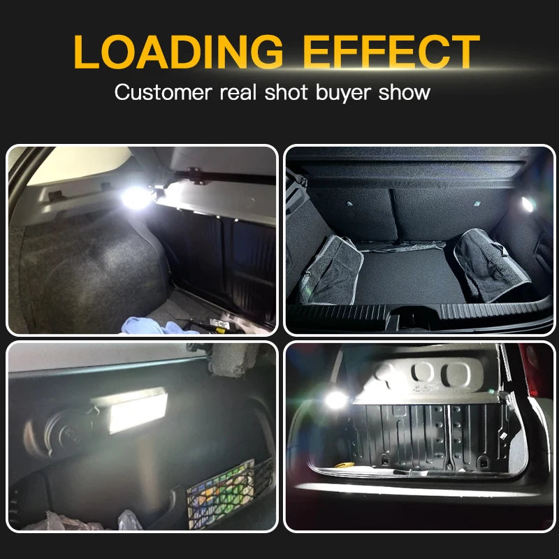 2Pcs Compartment Light Interior Lugga For Fiat 500 500X Dobl