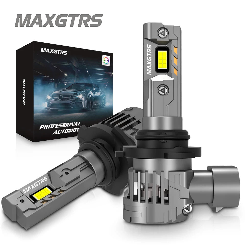2Pcs 28000LM H8 H11 LED 7535 CSP Chip Car Headlight Bulbs HB