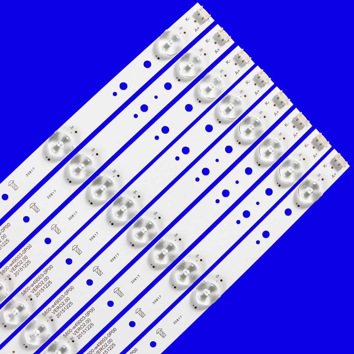 LED Backlight Strip for 8PCS/lot 3v 450mm For 49" TV 49L3650VM 49U7650 49L5650VM 5800-w49003-0P00