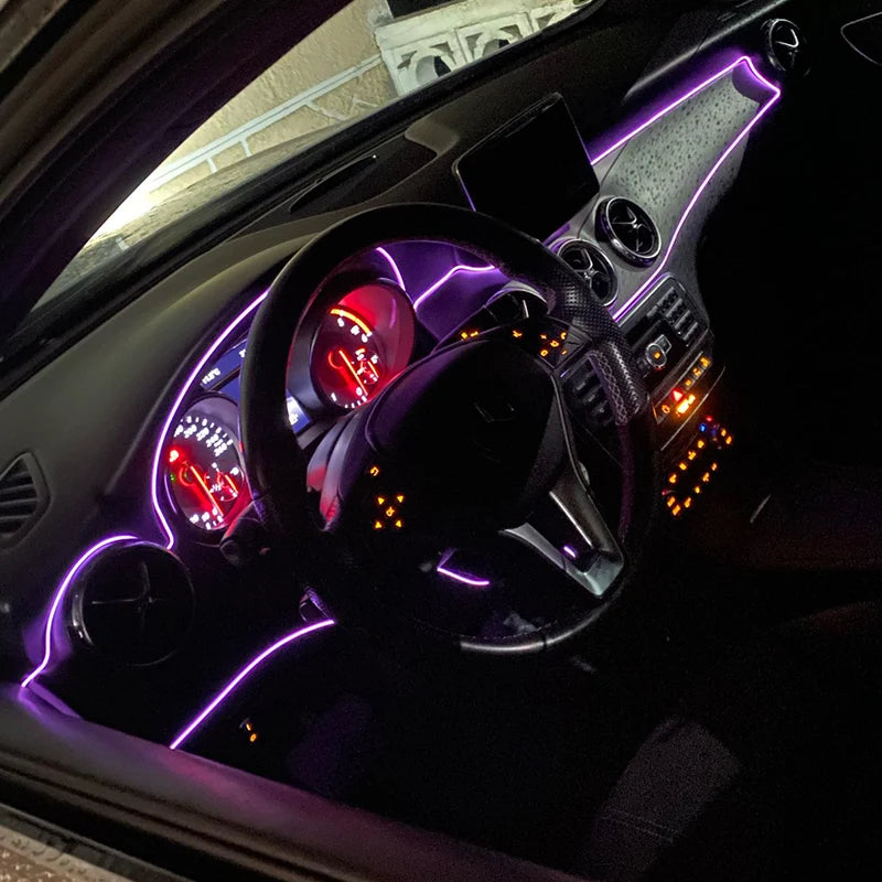 5m Car Interior Atmosphere Lighting LED Strip 5V DIY Flexibl