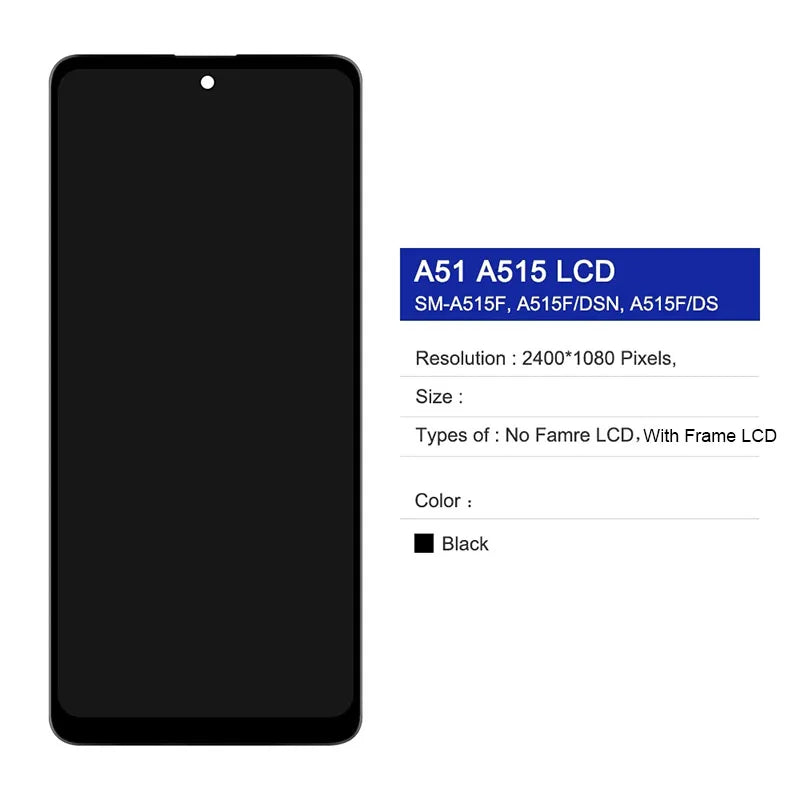 Incell For Samsung A51 Display A515 Display A515F/DS A515FD 