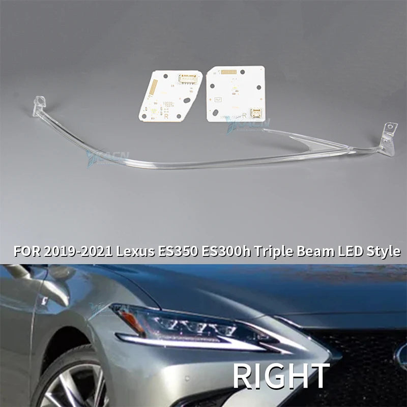 Angel Eyes DRL Chip Boards For Lexus ES300 ES300H 2019-2021 Headlight Daytime Running Light Tube Light Guide