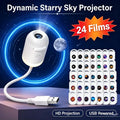 2 in 1 Rotatable Galaxy Starry Sky Sunset Projector Lamp Wir