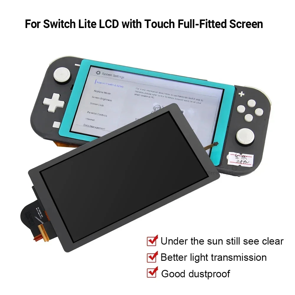 2IN1 for Switch Lite Original LCD Display with Touch Screen 