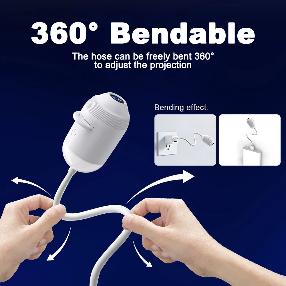USB car mounted 360 adjustable starry sky environment projec