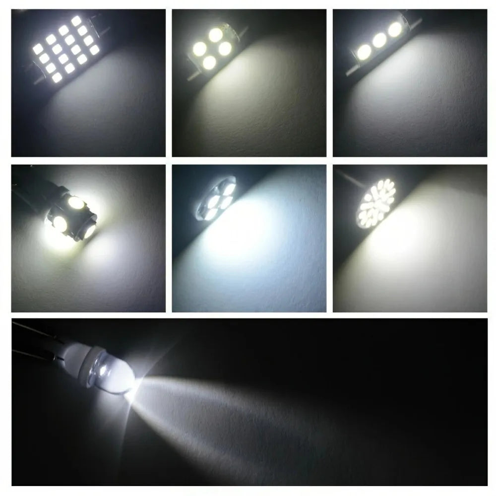 42Pcs Car Lights T10 6000K SMD LED Replacement License Plate