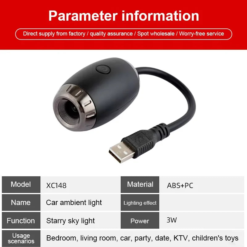 New Atmosphere Projection Car Ambient Light Large Range Proj