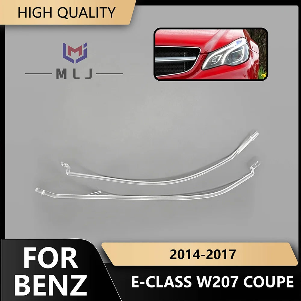 DRL Light Guide Tube Angel Eye Strip For Mercedes-Benz E-Class Coupe W207 2014-2017 High Spec Headlight