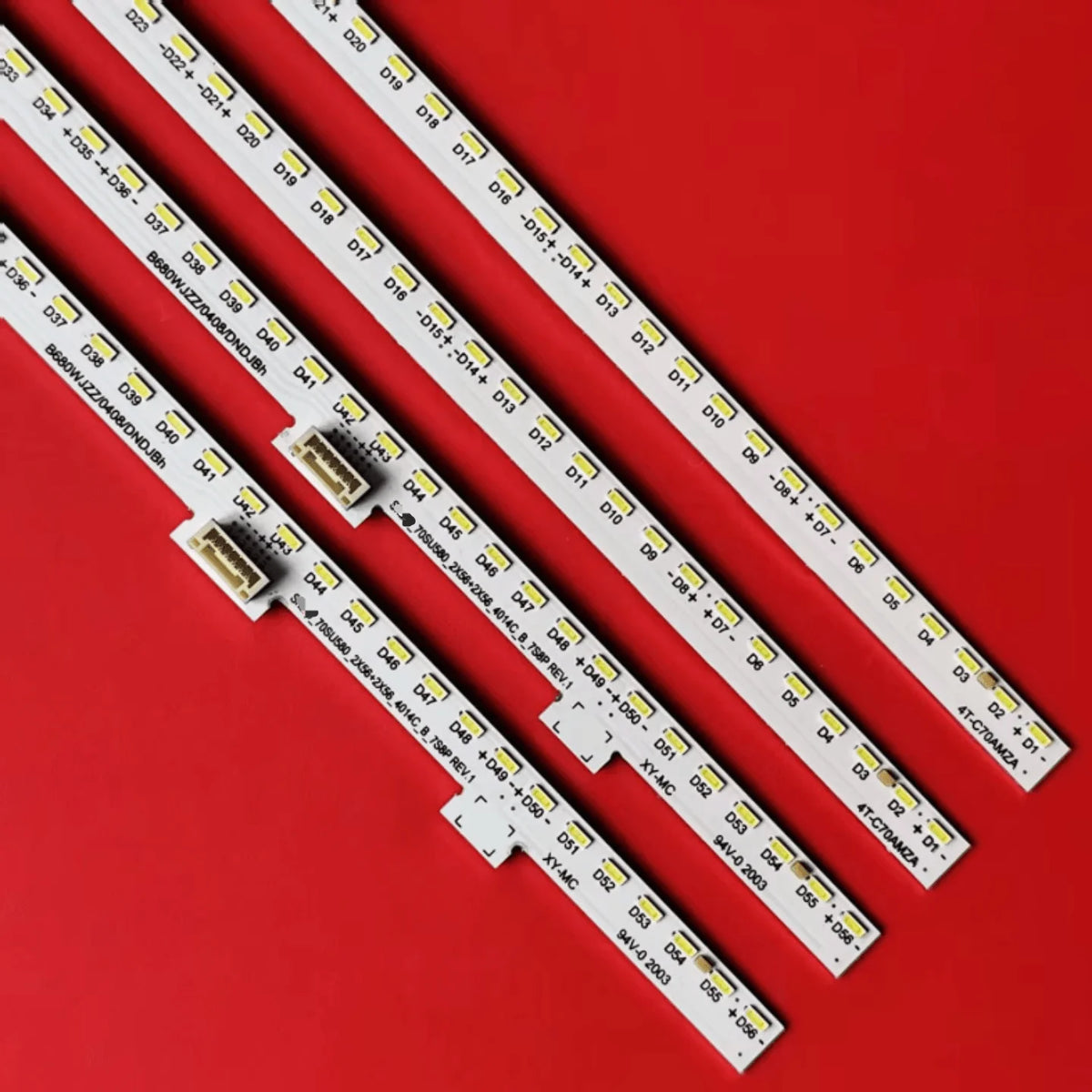 LED Backlight Strip for LC-70UI9362K LC-70UI9362E Foxconn 70YS17-3 4T-C70AMZA 70SU580_2X56+2X56_4014c_A_7S8P