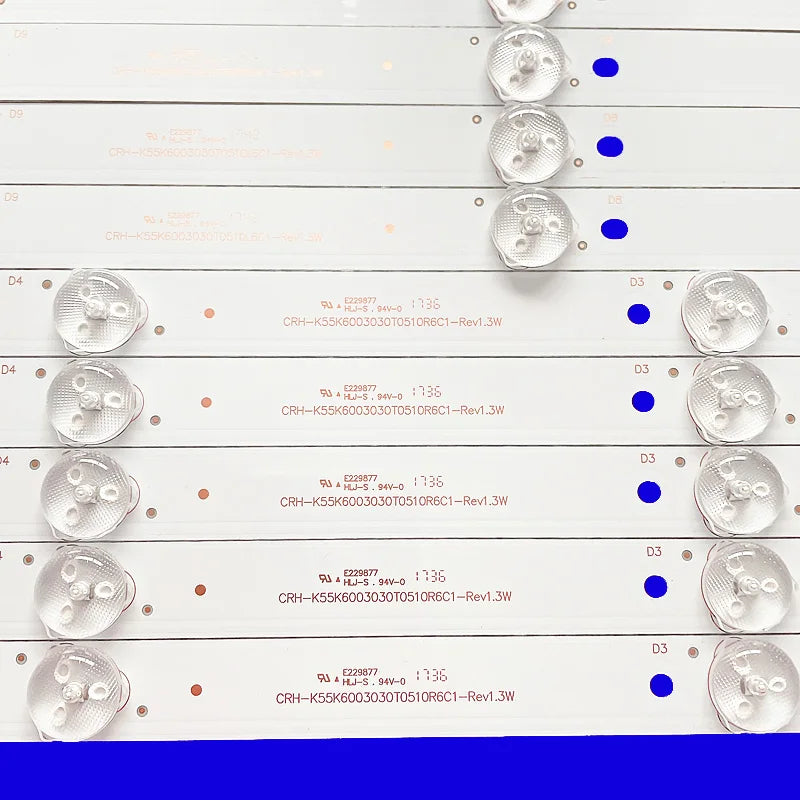 LED For DLED55CNC 5X10 0003 TV5519 TV5519K 55UG2500C PLDED5515 B UHD FJ-554K V552015 TVB55R4PR004 U550CV-UMR