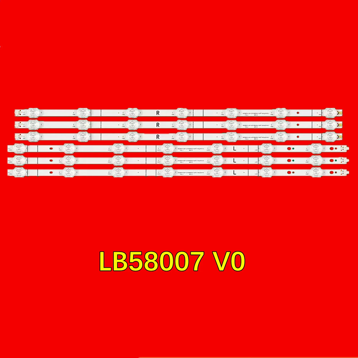 LED Backlight Strip forSVH580A31 LB58007 V0 For 58R6E3 58E3F 58AE7010F 58R61G 58R6000GM