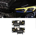 DRL Yellow LED Panel Daytime Running Lights Red Multicolor Yellow Daytime Running Lights for BMW G28