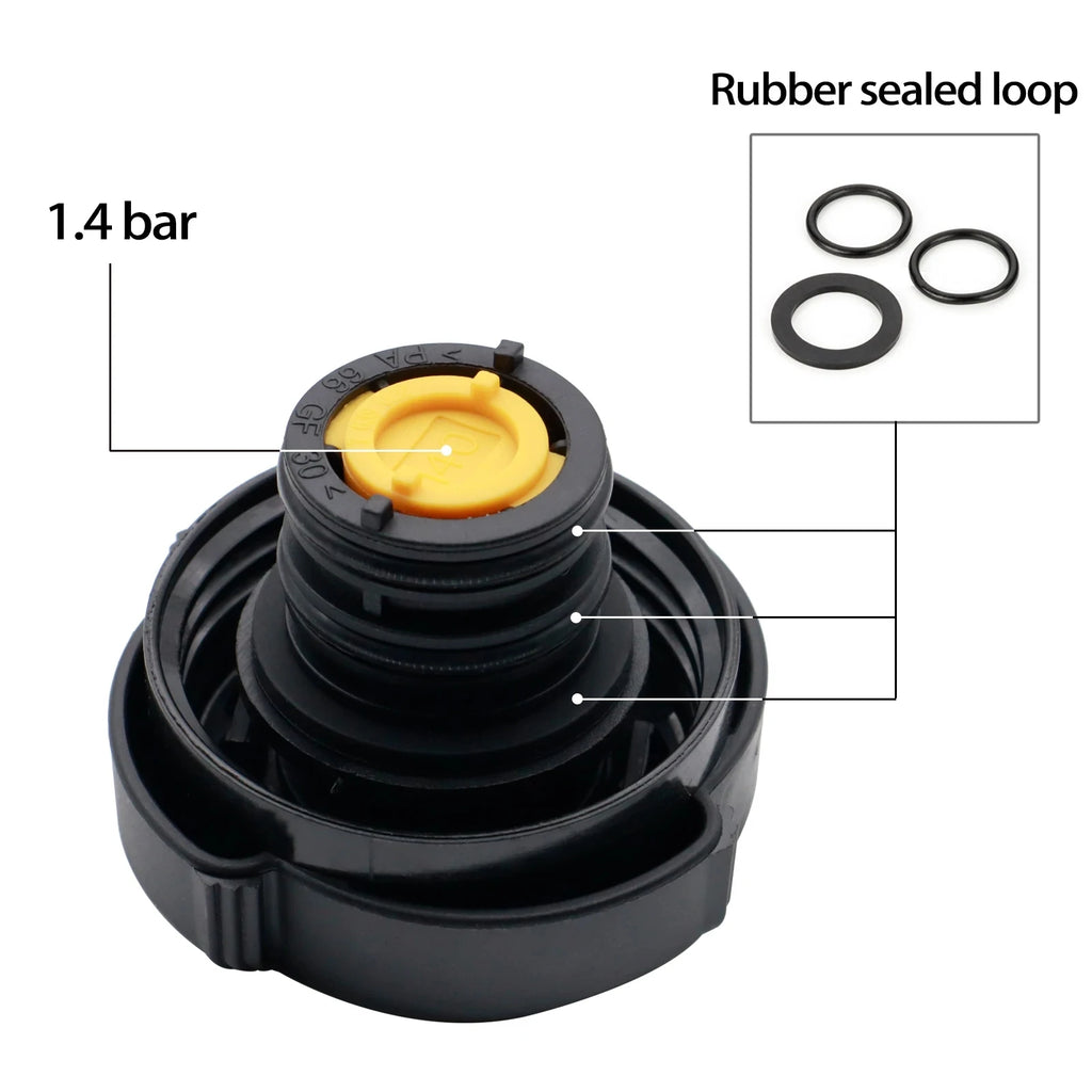 For BMW 3 5 6 7 Series E46 E36 E39 E61 E64 E65 X3 Expansion Tank Cap Radiator Cover Oil cap 17111742232