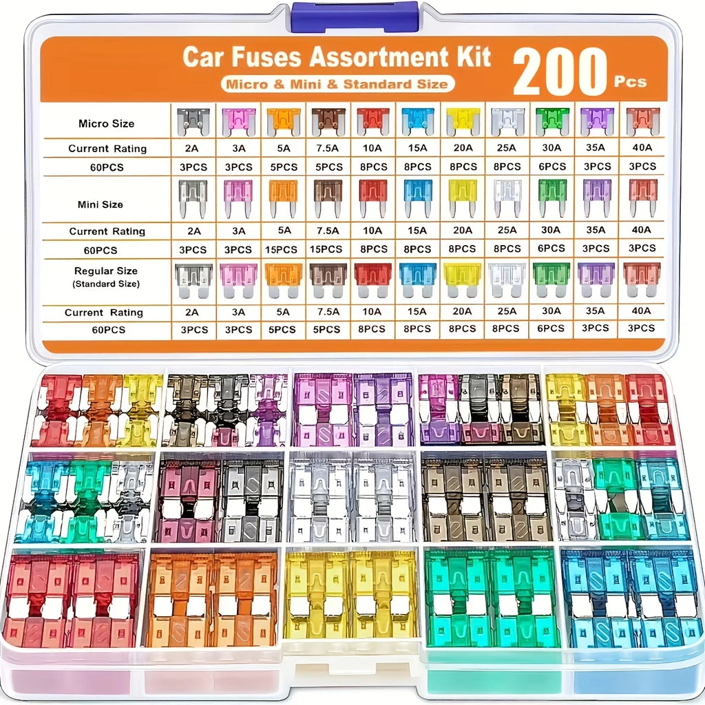 60/120Pcs Car Fuse Set - Various Small Size Fuses Universal Car Fuses - Reliable and Durable Auto Accessories