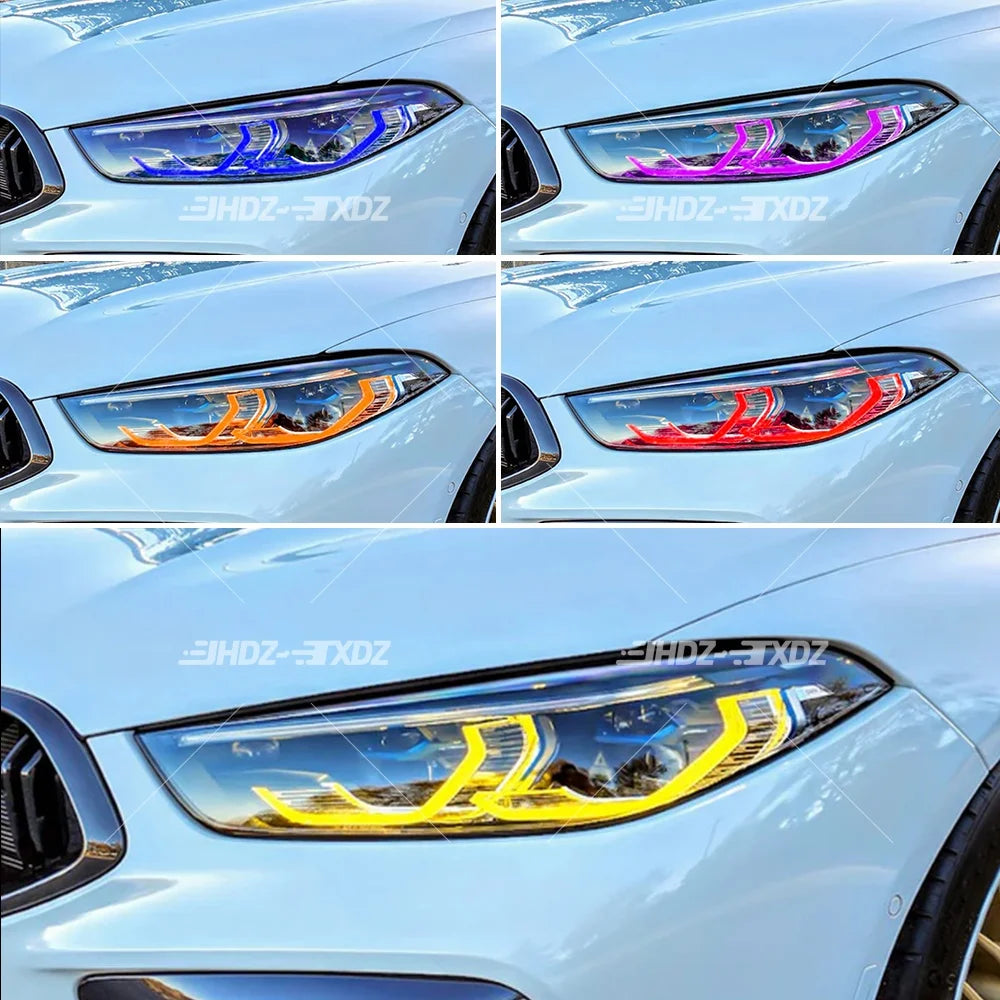 Angel Eye DRL LED Boards Yellow Amber Red For BMW M8 F91 F92 G14 G15 G16 2019-2023 Daytime Running Light Chip