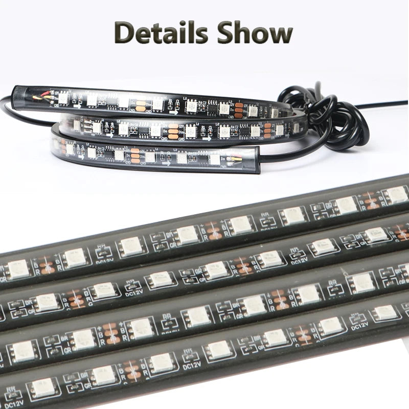 Car Charssis Flexible LED Strip Light LED Underbody Remote /