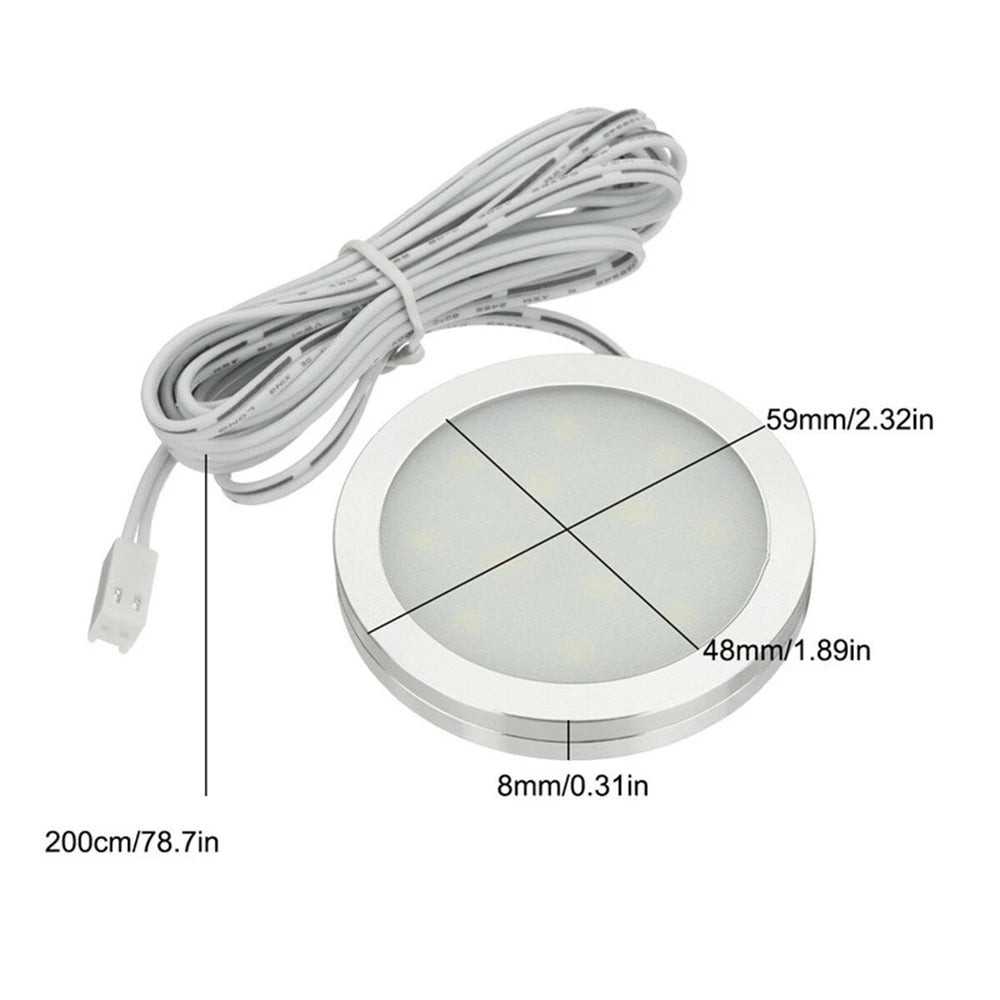 4PCS Led Light 12v Caravan Ceiling Lamps LED Lights Car Roof