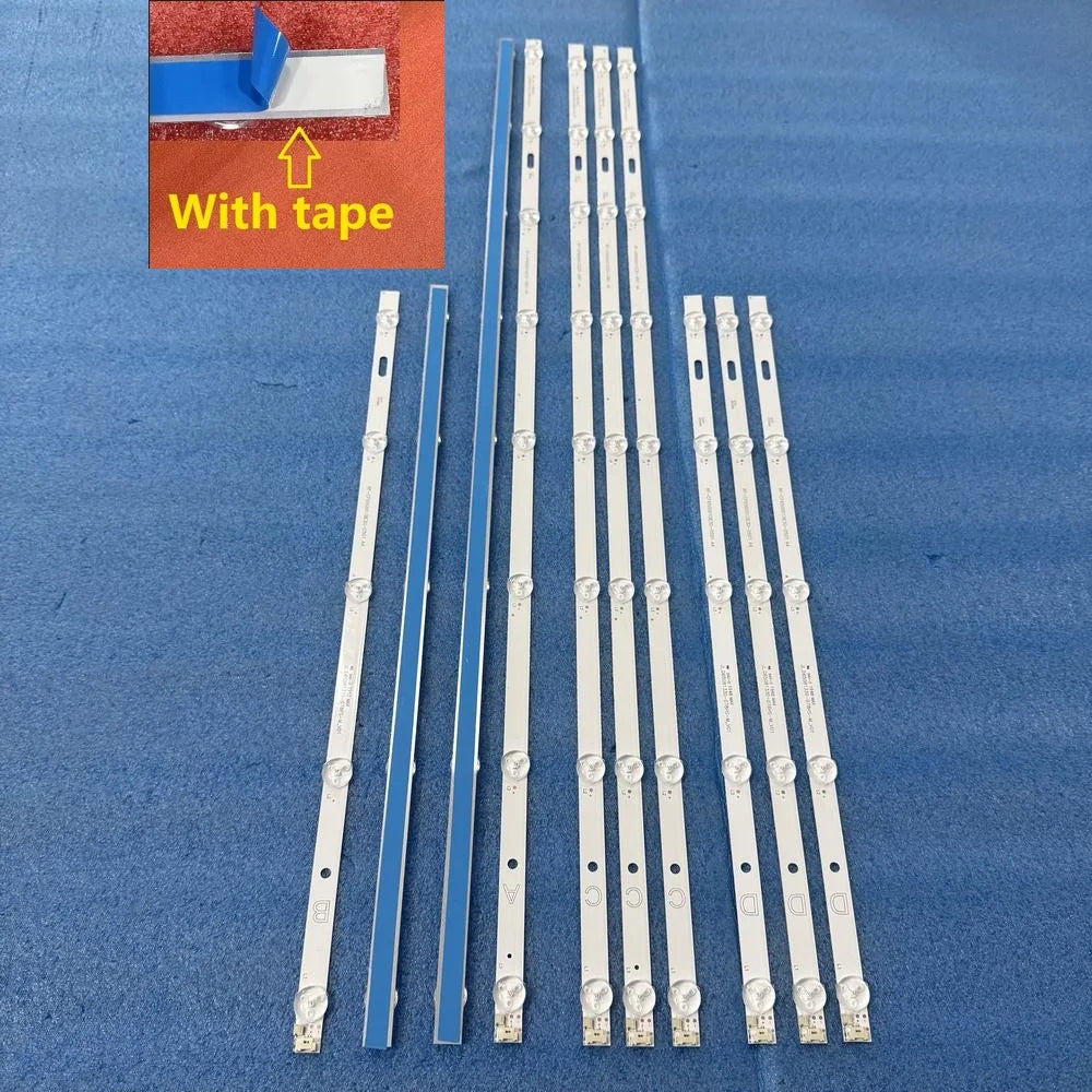 LED Backlight Strip for Full LED backlight strip Bar for Toshiba 65UA6B63DG 65UF3D53DB Telefunken