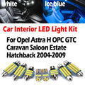 15-Piece LED Interior Light Kit for Opel 2004-2009 - Canbus Error-Free Interior Bulbs