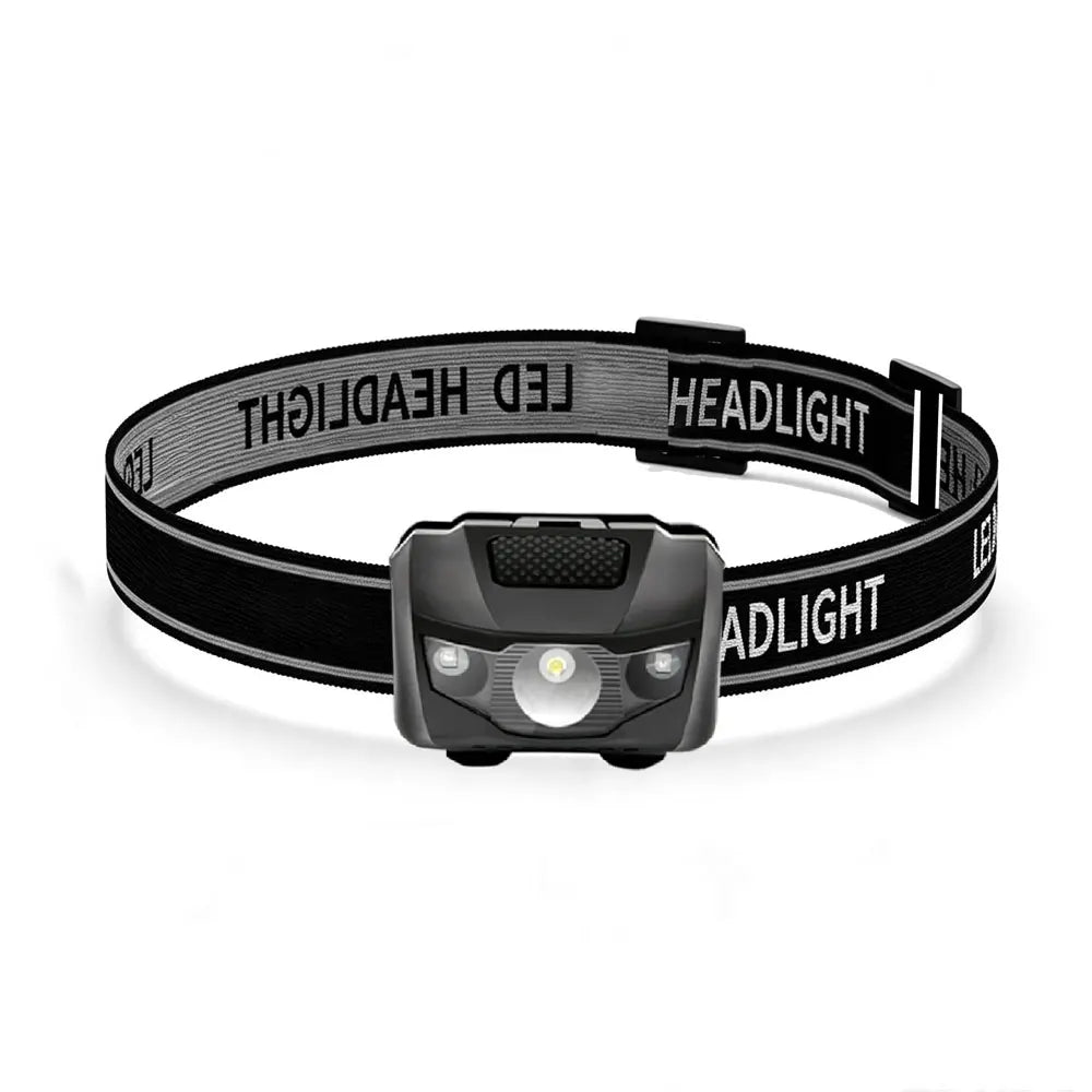 3W Powerfull Mini Headlamp White Red Light LED Headlight 4-M