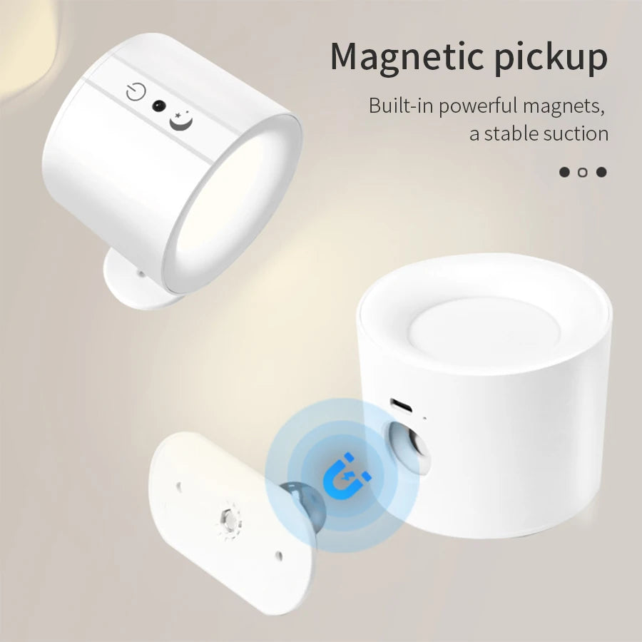 LED Wall Sconces Light Touch Control Double Head Wall Lamp 3
