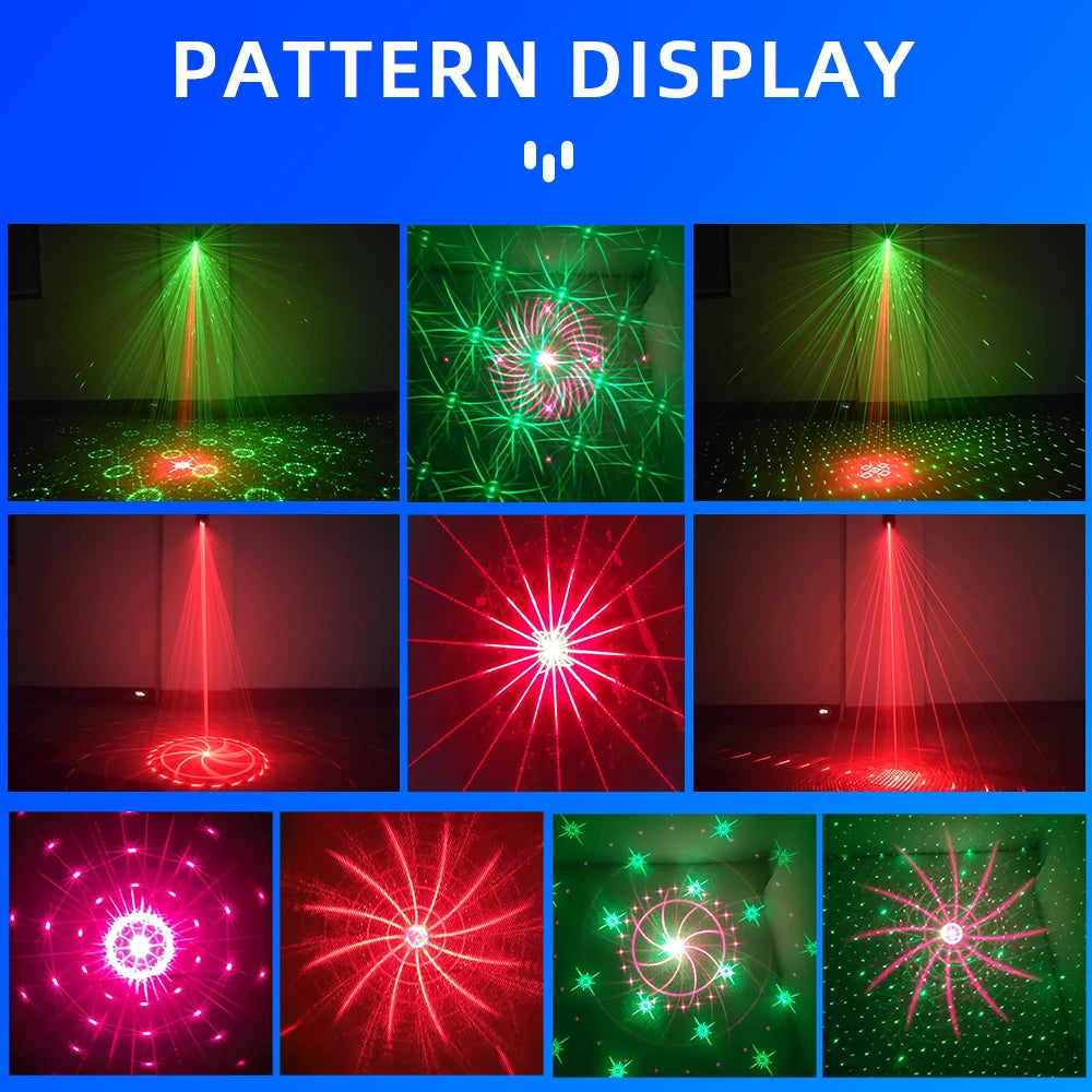 Mini 60 Patterns Projector Party Effect Lights DJ Disco Holi