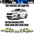 9-Piece LED Interior Light Kit for Kia - Canbus Error-Free Interior Bulbs