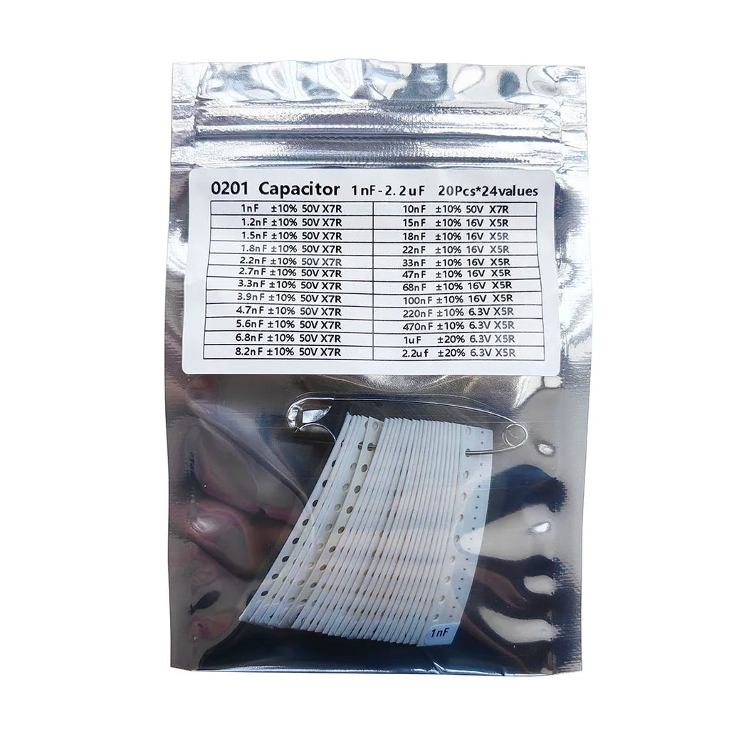Capacitor Kit 0201 0402 0603 0805 1206 SMD Capacity Package 