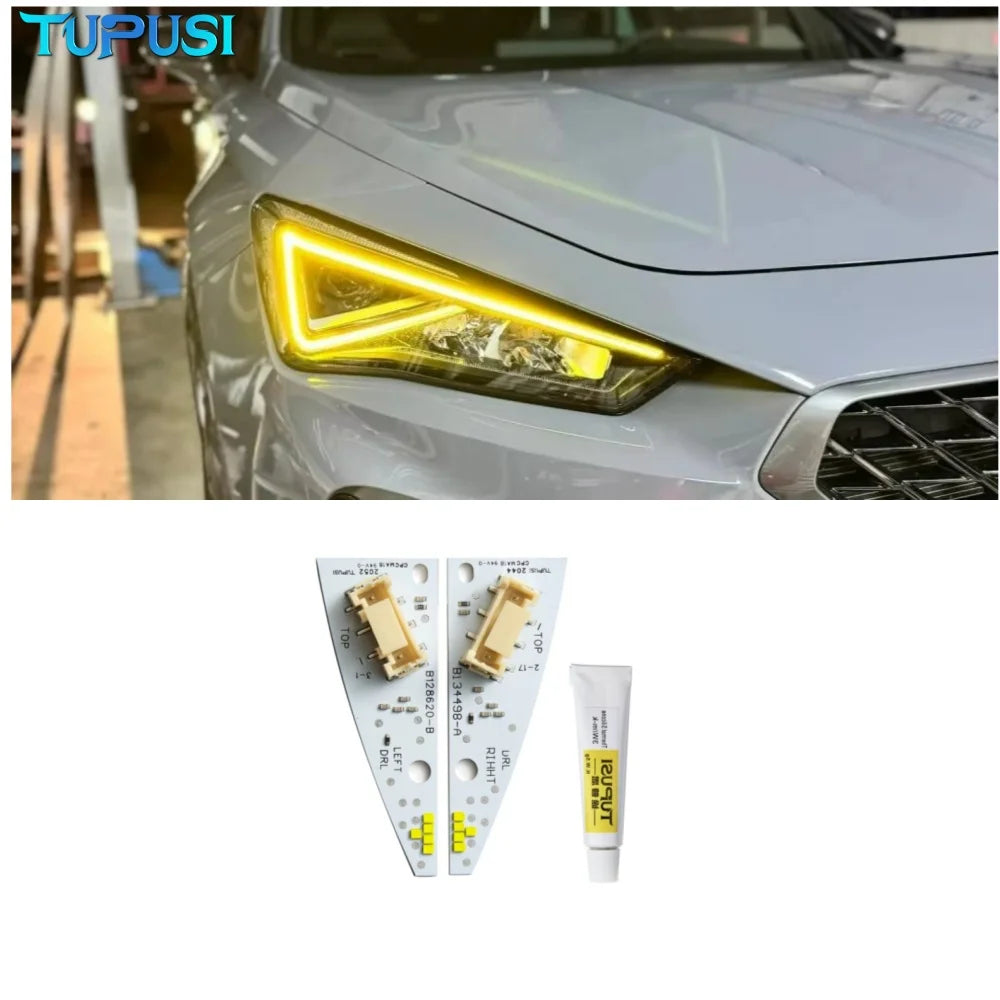 DRL LED Boards For SEAT Leon MK4 2020-2024 Daytime Running Light Headlight Module Repair for SEAT MK4