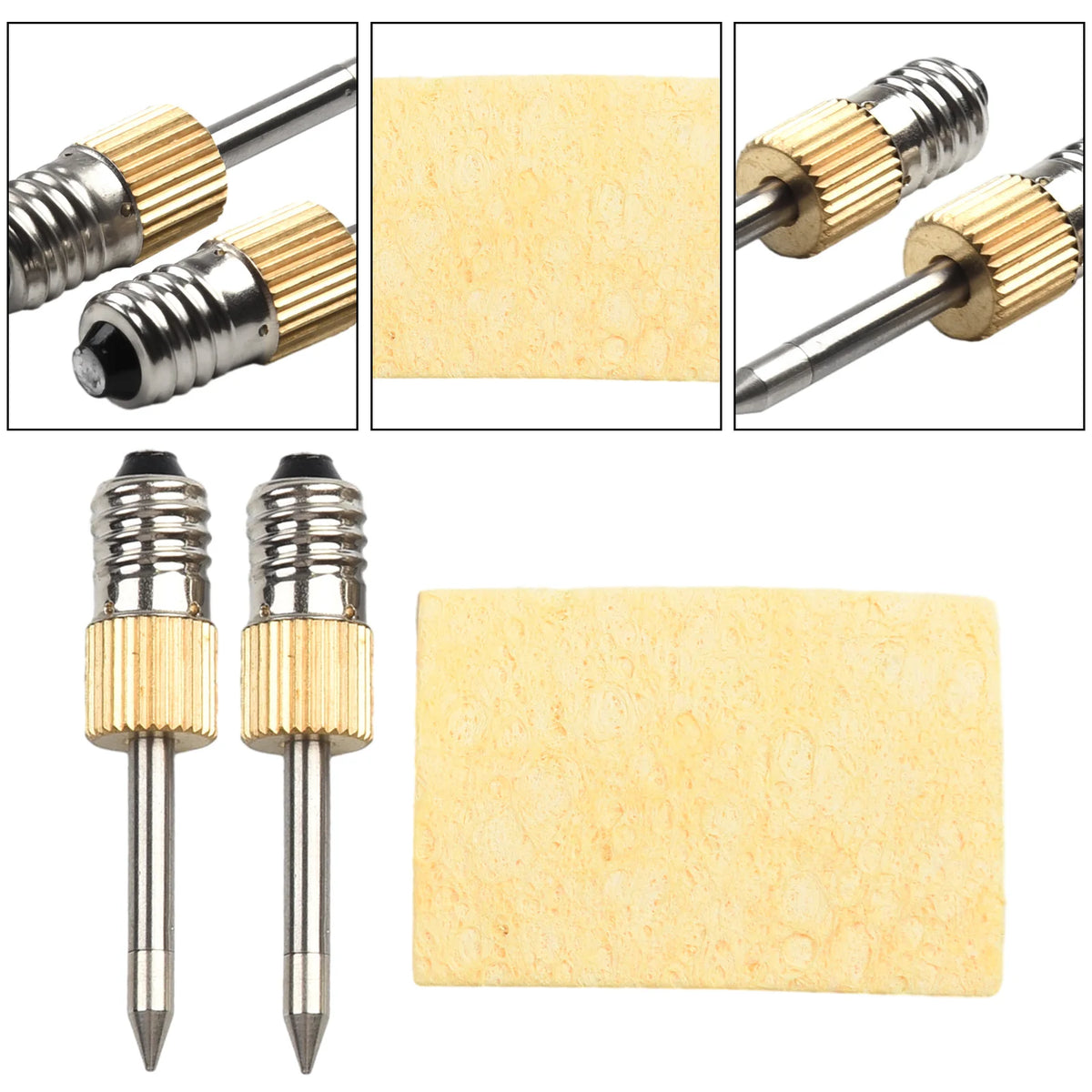 High Quality Practical Soldering Iron Tip With Sponge Weldin