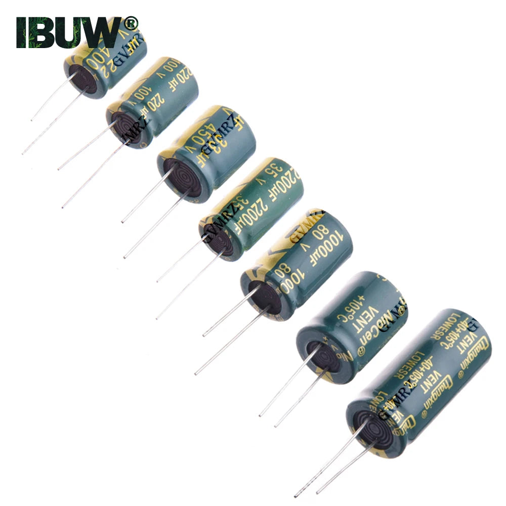 6.3V 10V 16V 25V 35V 50V 63V 100V 160V High Frequency Low ES