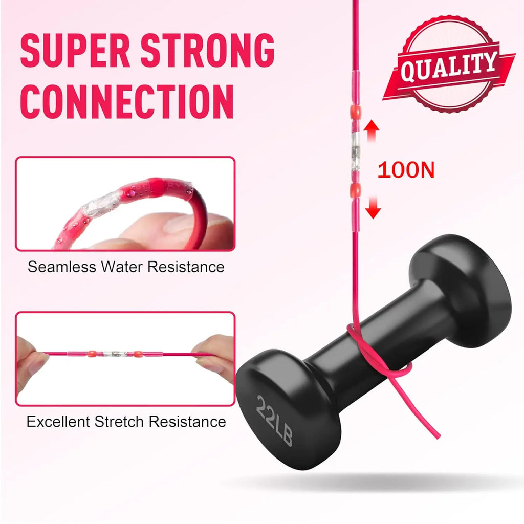 100PCS Heat Shrinkable Wire Connectors SST Waterproof Sleeve