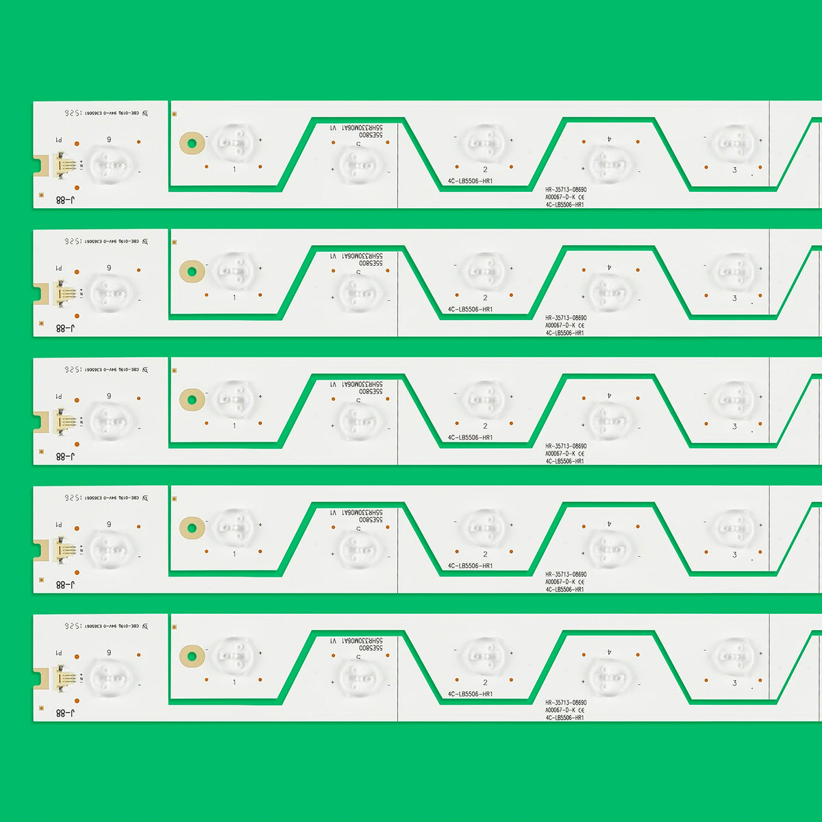 LED Backlight Strip for TCL D55A561U D55A558U 55U6500C 55U65EBC 4C-LB5506-HR1 55E5800 55HR330M06A1 Screen