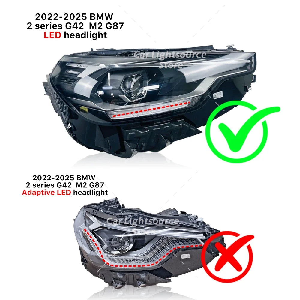 DRL Boards For BMW 2 Series M2 G42 G87 M240i 2022-2024 LED Headlight Daytime Running Light Turn Signal Module