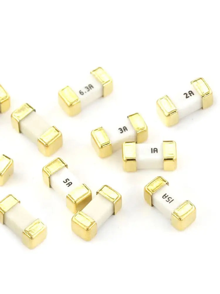 Gold Silver 1808 125V 250V AC 0451 SMD Fast Blow Fuse 1.5A 2