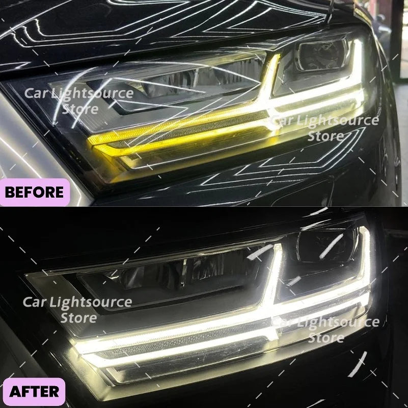 Headlight Daytime Running Lights Light Guide Plate DRL Chip Circuit Board Lightsource Light Tube Guide For