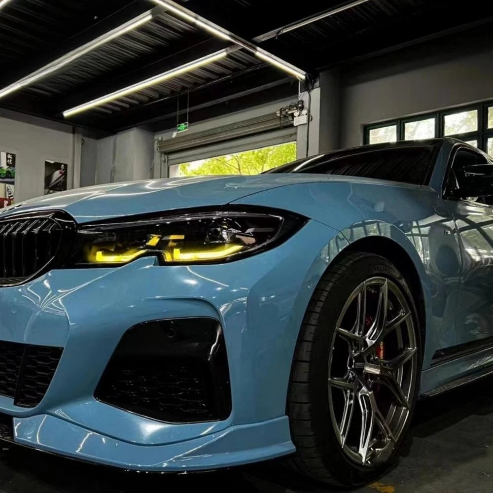 LED Headlight Yellow DRL Set For 2019-2022 BMW G20 G21 318d 320d 320dx 320i 320ix 330d 330dx 330e 330i M340ix