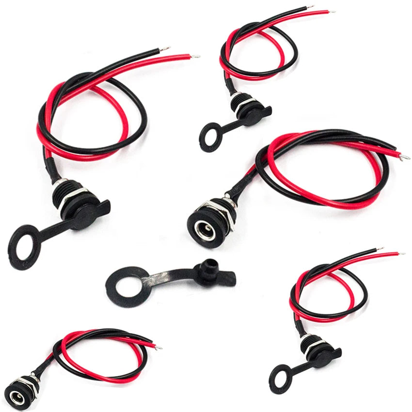 High Current 20AWG 5.5 2.1mm/5.5 2.5mm DC022D DC Power Cable