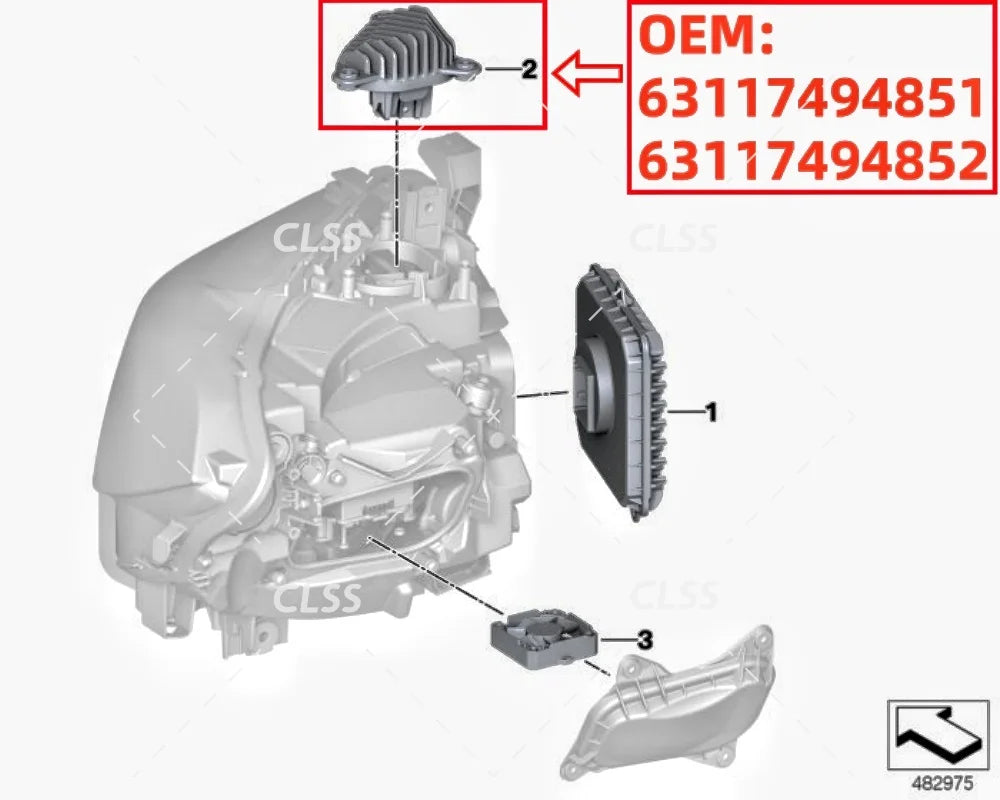 Angel Eyes DRL Module For BMW 2 Series F22 F23 F87 M2 LCI 2018-2021 LED Headlight Daytime Running Light