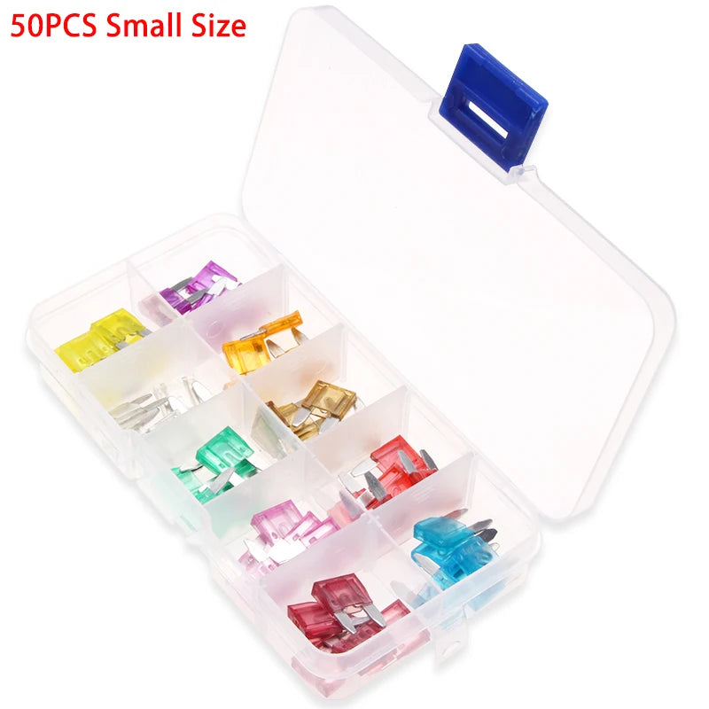 50/80/180pcs 5/10/15/20/30A Car Auto Small and Medium Blade 