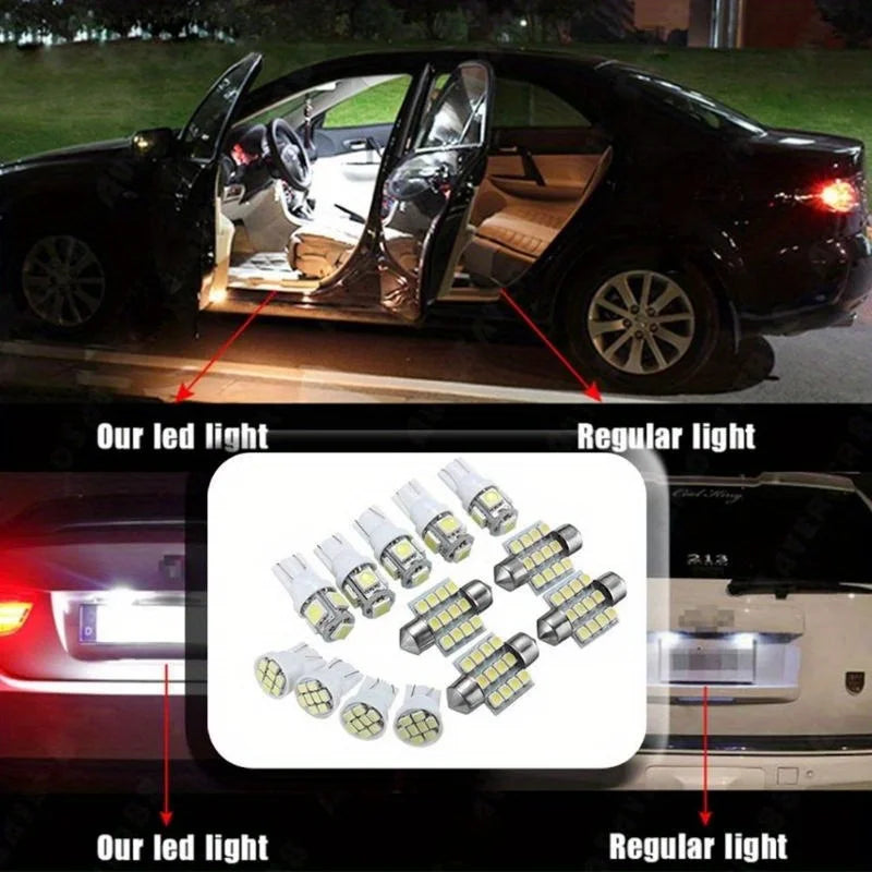 24pcs/Set Automobile LED Combination Light Car Interior Ligh